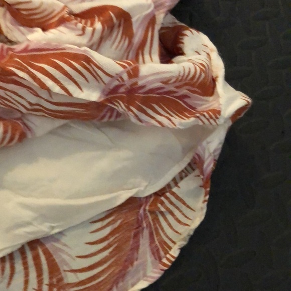 ANTHROPOLOGIE feather print lined dress. EUC! - Picture 7 of 8